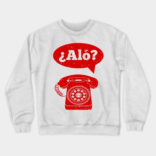 Alo Spanish Telephone Greeting Crewneck Sweatshirt